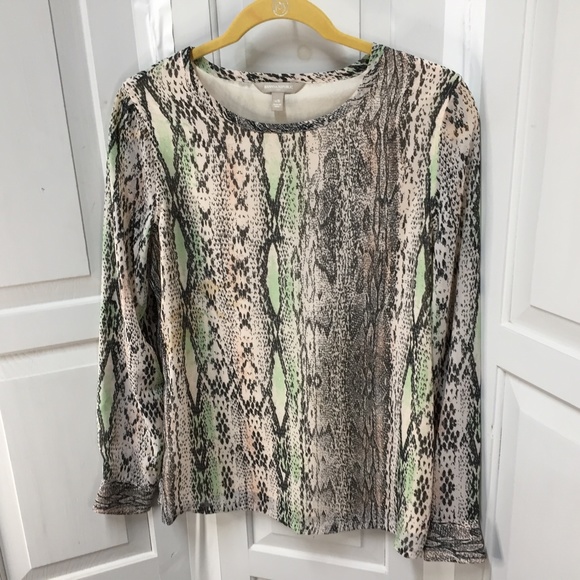 Banana Republic Snake Print Top - Picture 10 of 16
